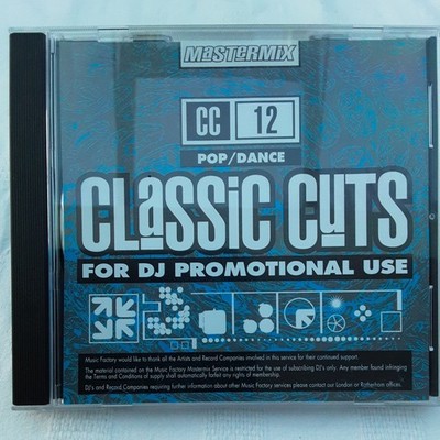 Mastermix Classic Cuts CC12 DJ Use only  CD. DJ promotional use. Pop/Dance 12