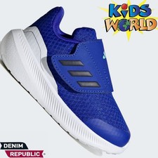 ADIDAS bambini taglia UK 9,5 RUNFALCON 3.0 AC SCARPE DA GINNASTICA HOOK & LOOP RAGAZZE RAGAZZI