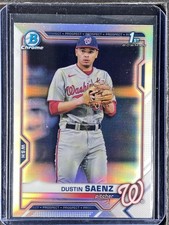 Saenz, Dustin - 2021 Bowman Draft Chrome - Refractor