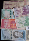 World Foreign currency 10 *small and Large Bank Notes* lot L352 — photo 6