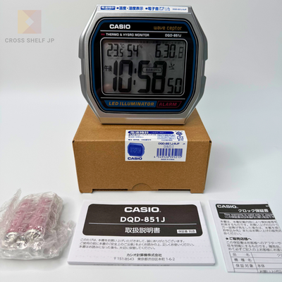 Casio Radio Controlled Alarm Clock DQD-851J-8JF Thermometer