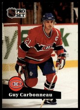 1991-92 Pro Set #130 Guy Carbonneau