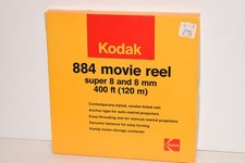 Kodak 884 Super 8  8mm Movie Reel, 400ft, Empty Reel in original box