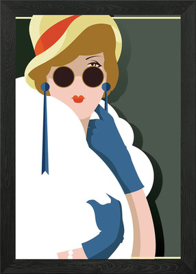 Fashion is key Framed Wall Art Poster Canvas Print Picture