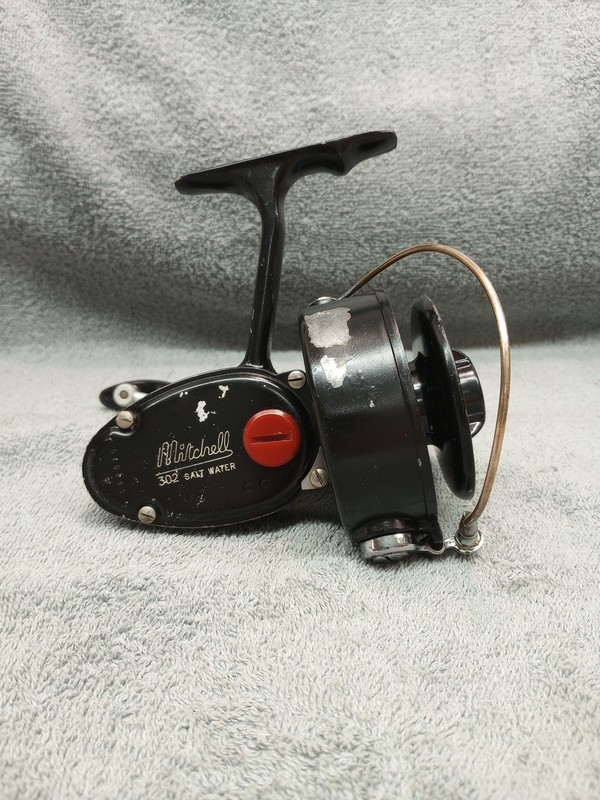 Vintage Mitchell 302 Salt Water Spinning Reel Parts Or Repair