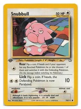 Snubbull 74/111 Common Neo Genesis Pokemon 1st Edition 2000
