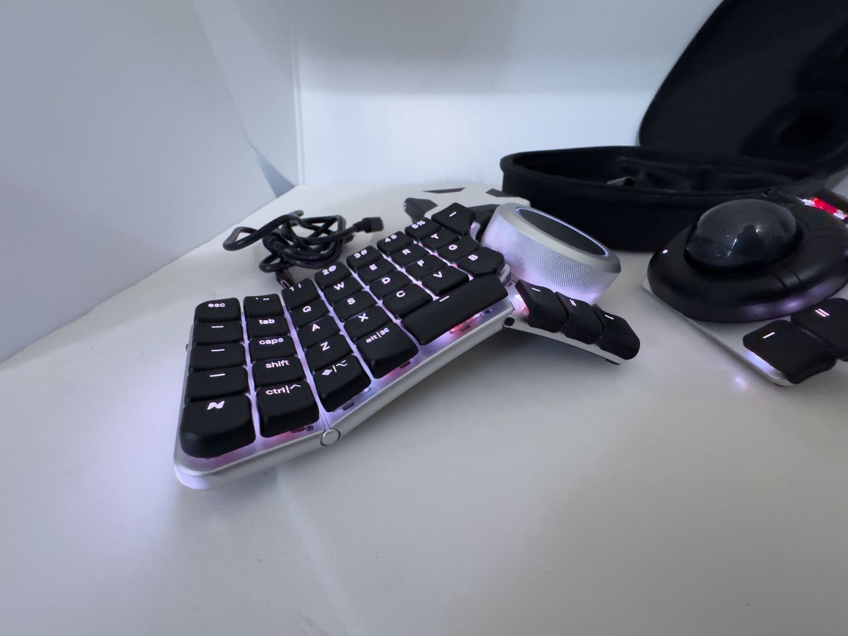 Naya Create Ergonomic Modular Keyboard + Track and Tune Modules | eBay