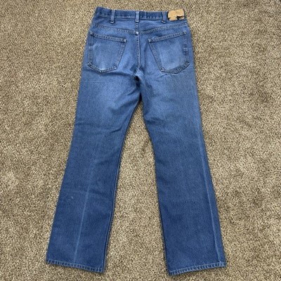 Vintage 80s JC Penny Plain Pockets Jeans Mens 32x33 Blue Denim