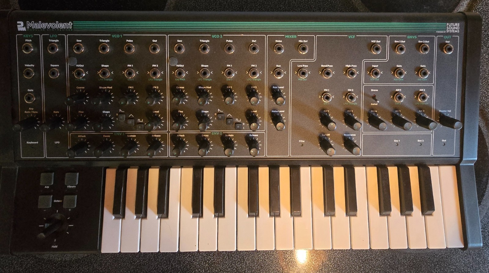 Malevolent Keyboard Synthesizer