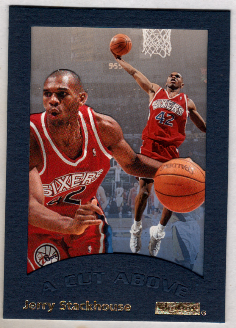 Jerry Stackhouse 1995-96 E-XL A Cut Above Insert RC #8