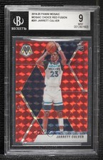2019 Mosaic Rookies Choice Fusion Red Prizm 85/88 Jarrett Culver BGS 9 MINT x3x