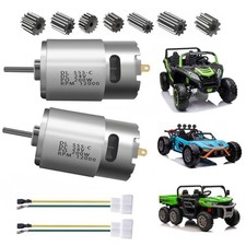 2PCS 24V RS555 12000 RPM Electric Drive Motor for Power Wheels Motor Upgrade,30V