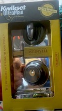 Kwikset Ultramax Signatures Titanium Alloy Deadbolt Lock Set NIB