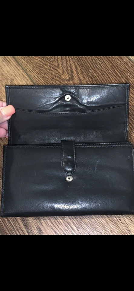 Bacci Women’s Black Leather Trifold Wallet - Image 4 of 4