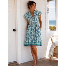 NWT Calypso St. Barth Floral Mini Dress Women...