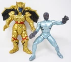 Vintage Mighty Morphin Power Rangers Monster Vinyl Figures Goldar and Putty 8.5"