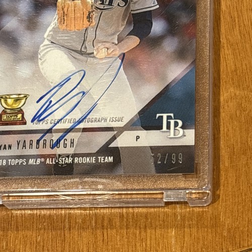 Ryan Yarbrough 2018 Topps Now 52/99 Autograph Card Rare  - Bild 2 von 3