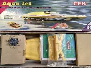 CEN RC AQUA JET GP RTR YELLOW Sport Vee Boat # 2054/NEW