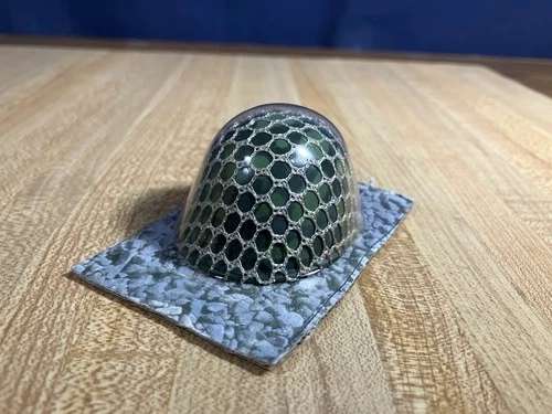 GI JOE -Timeless Collection US Marine - Metal Netted Camo Helmet On Card-1/6 🔥