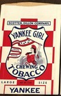 3 VINTAGE CHEWING TOBACCO BAGS YANKEE GIRL  BRAND UNUSED PAPER SACKS EPHEMERA  — photo 5