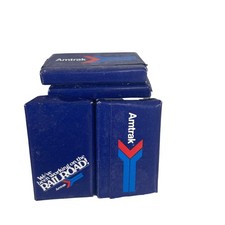 Vintage Amtrak Train Travel Size Mini Bar Soap Unopened Pack 9 Collectible
