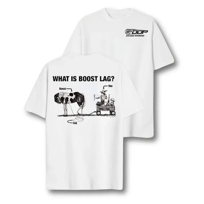 DDP What Is Boost Lag T-Shirt Turbo Diesel Graphic Streetwear Tee