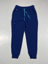 FIGS Technical Collection Zamora Jogger Blue Women's Scrubs Pants Medium