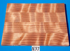 2 PAIRS REDWOOD~LARGE STRAIGHT RAZOR KNIFE SCALES~1/4" X 1-1/4" X 6"~EXOTIC WOOD — photo 2