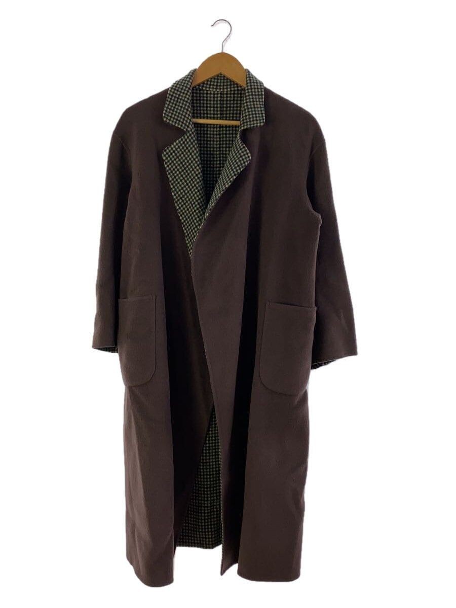 ALTRA UNITED ARROWS altro cappotto 34 lana marrone tinta unita 8625 104 0141