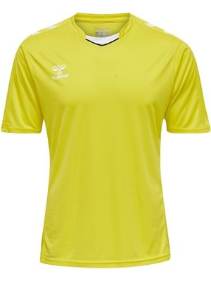 Herren T-Shirt Hmlcore Xk Gelb XL EU, Poly Jersey, Sportshirt, Kurzarm