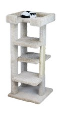 New Cat Condos 120008-Beige 4 Level Large Cat Tree Medium Beige