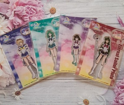 Sailor Moon Cosmos Ver.2 Acrylic Stand Set Uranus Neptune Saturn New