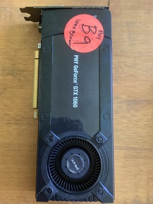 PNY Geforce GTX 1060 6GB PCIe 3.0 (Parts, B9 error)
