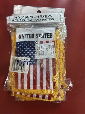 USA 4 X6  Flags