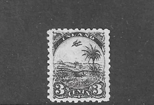 Liberia 1881, 3c Inland Postage, excellent centering #21