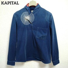 KAPITAL Shirt Indigo Blue Size M From Japan