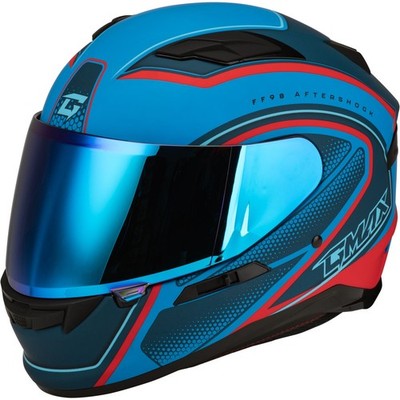 GMax FF-98 Aftershock Helmet - Matte Blue/Red - 2XL F19841008-ECE