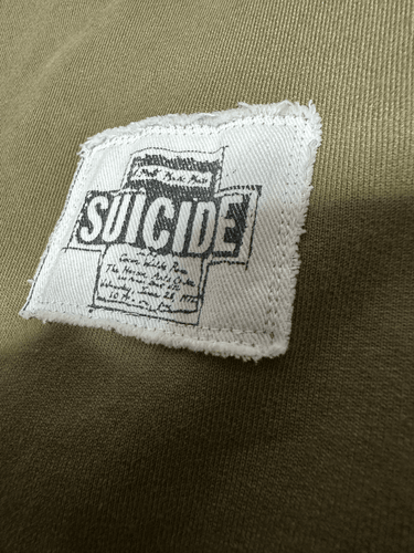 Used 2023 Raf Simons Archive Redux 02 Patch Hoodie Size 1 Khaki Length 77cm - Picture 6 of 10