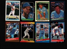 George Brett   1981 1986 1987 1988 1989 1991 1992 Donruss Leaf Baseball Cards
