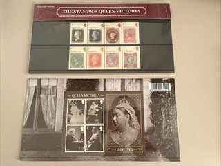 2025 STAMPS OF QUEEN VICTORIA Presentation Pack No 674 Inc Minisheet • 12 1st