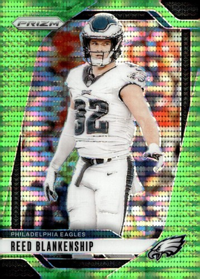 #ad 2024 Panini Prizm Reed Blankenship #236 Green Pulsar Philadelphia Eagles $2.99