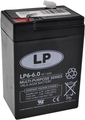 Spielzeug und Hobby Elektronik Ersatzbatterie 6 V, 6 Ah versiegelt VRLA AGM Technologie