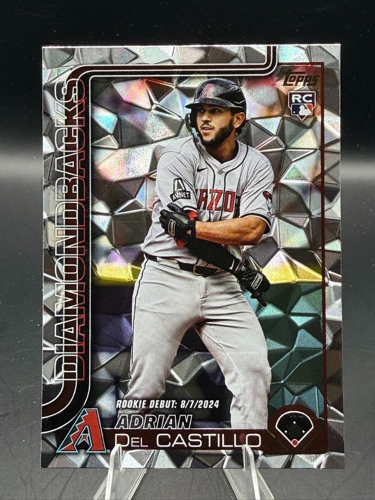 Adrian Del Castillo RC 2025 Topps Update Diamante Foil US267