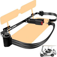 Universal 42" Golf Cart Seat Belts for Yamaha, Club Car, EZGO - 2 Passenger Kit