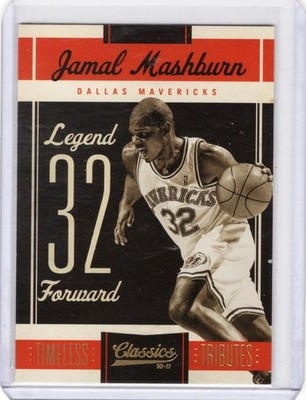 2010-11 Panini Classics #108 Jamal Mashburn  Timeless Tributes 68/100.