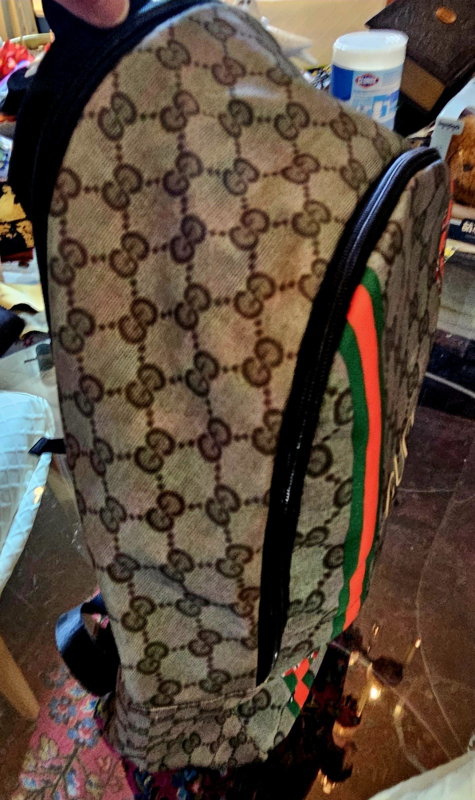 This is a Gucci Looking backpack featuring the si… - image 3