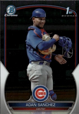 2023 Bowman Chrome Chrome Prospects #BCP-219 Adan Sanchez Chicago Cubs