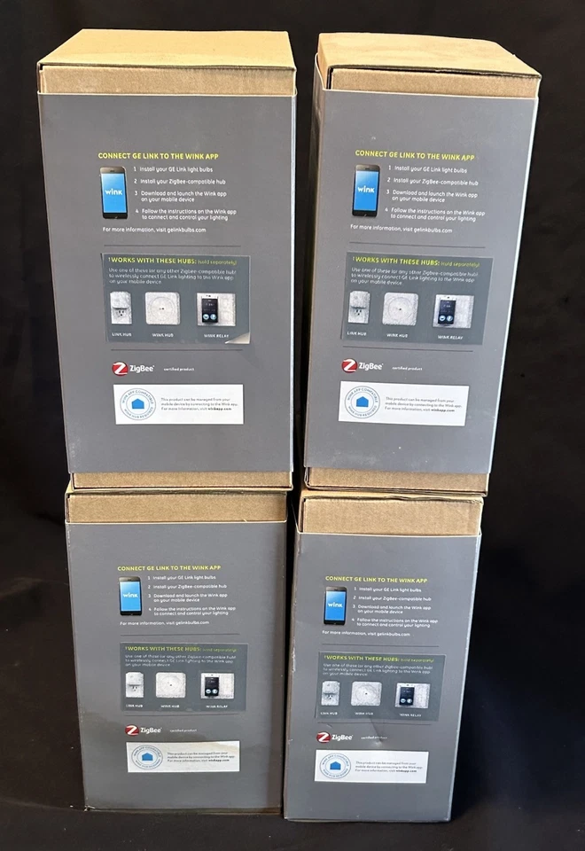 4 GE LINK Connected LED Bulbs APP Compatible Light Bulbs 2 BR30 65w & 2 BW30 90w - Image 3 of 4