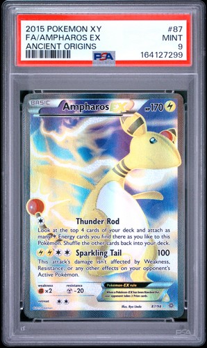 Ampharos-EX graded PSA 9 for sale on eBay