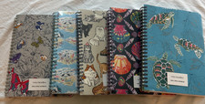 Vera Bradley Small Spiral Notebook 160 College Ruled Interior Pocket Sealed A15 
